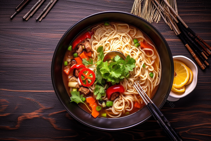 麻辣鲜香的拉面面条美食筷子食物面食特写摄影背景,高清,摄影图,摄影图片,图片大全,摄影图免费下载